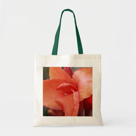 Oranje Hibiscus Tote Bag (Voorkant)