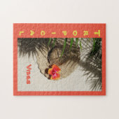 Oranje Hibiscus Tropical Vibes Legpuzzel (Horizontaal)