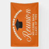 Oranje High School Reunion Custom Welkom Spandoek (Verticaal)