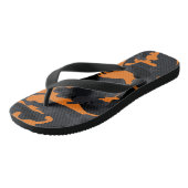 Oranje Highlights Camo Teenslippers (Schuin)