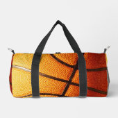 Oranje hobbelige basketbal, plunjezak (Voorkant)