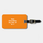 Oranje Hockey Bagagelabel (Voorkant horizontaal)