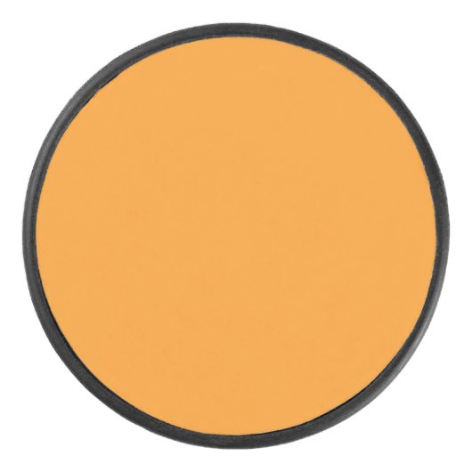 Oranje Hockey Puck (Voorkant)