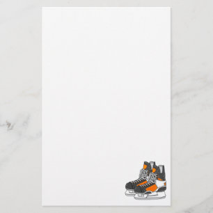 Oranje Hockey-Schaatsen Briefpapier