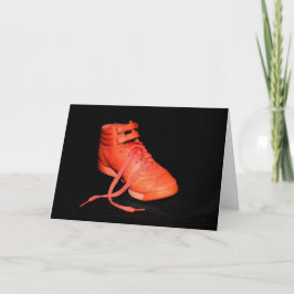 Oranje hoefje dat ik voor je werk? Boss Day Kaart