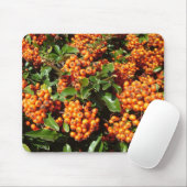 Oranje Holly Berries Muismat (Met muis)