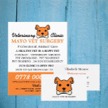 Oranje hond, dierenarts, veterinaire dienst flyer<br><div class="desc">Oranje hond,  dierenarts,  veterinair bureau Adverteren brochure door de Visitekaartje winkel.</div>