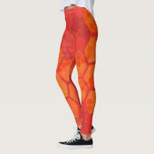 Oranje Honeycomb Design Leggings (Links)