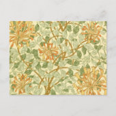 Oranje Honeysuckle Vine William Morris Briefkaart (Voorkant)
