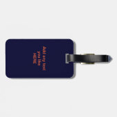 Oranje honing |  Bagagelabel (Achterkant horizontaal)