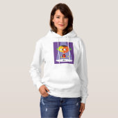 Oranje Hoofd Karakter Hoodie (Voorkant volledig)