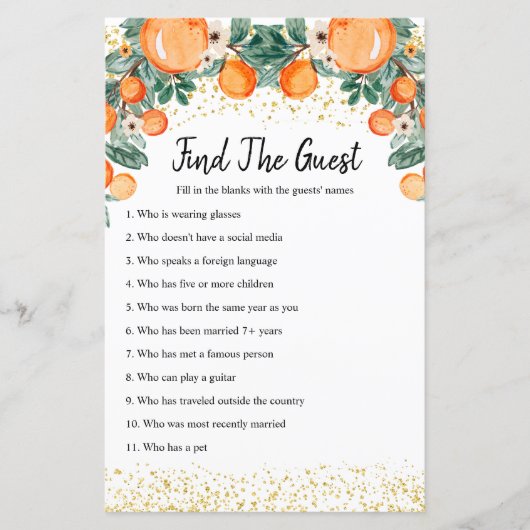 Oranje hoofdknijper Zoek het gastspel (Voorkant)