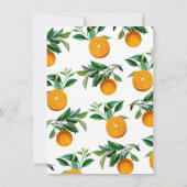 Oranje hoofdkwartier — roep-bridal kaart (Achterkant)