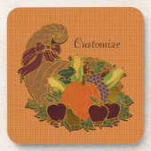 Oranje hoornvliesontwennende Onderzetters (Voorkant)