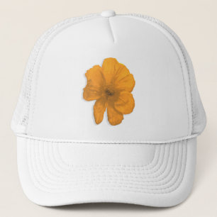 Oranje hulp/PopArt Flower Trucker Pet