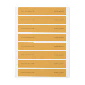 Oranje huwelijksuitnodiging (Vel)