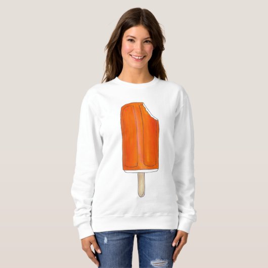 Oranje Ice Cream Creamsicle Trui (Voorkant volledig)