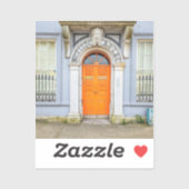 Oranje Ierland Door Sticker (Vel)