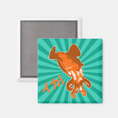Oranje Ika Magneet (Voorkant / Achterkant)