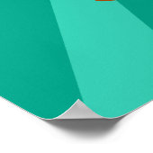 Oranje Ika Poster (Hoek)