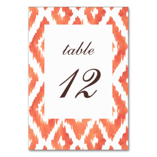 Oranje Ikat Kaart