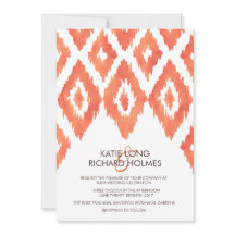 Oranje Ikat Wedding