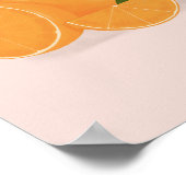 Oranje illustratie poster (Hoek)
