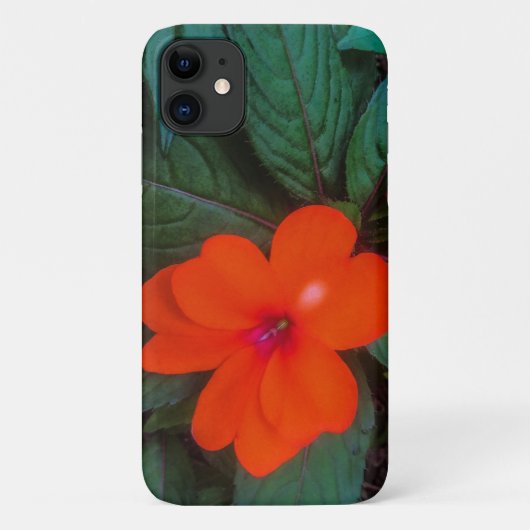 Oranje Impatiens Bloem Case-Mate iPhone Case (Achterkant)