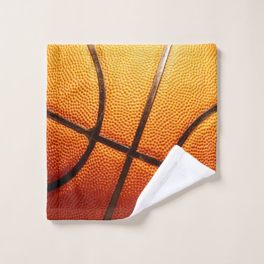 Oranje impliceren Basketball, set handdoekjes Bad Handdoek (Wasdoekje)