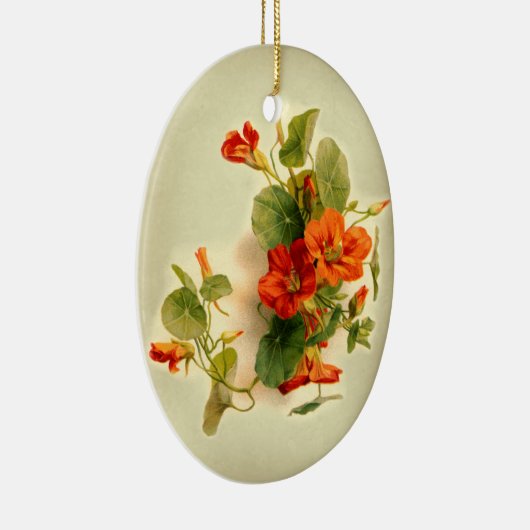 Oranje Indische kers Keramisch Ornament (Rechts)