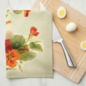 Oranje Indische kers Theedoek (Quarter Fold)