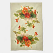 Oranje Indische kers Theedoek (Verticaal)