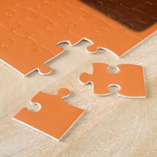 Oranje inspiratie Puzzle Legpuzzel (Zijkant)