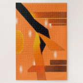 Oranje inspiratie Puzzle Legpuzzel (Verticaal)