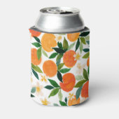 ORANJE INTOXICATIE Citrusvruchten-Koelbox Blikjeskoeler (Blikje Achterkant)