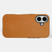 Oranje iPhone 16 Hoesje (Achterkant (horizontaal))