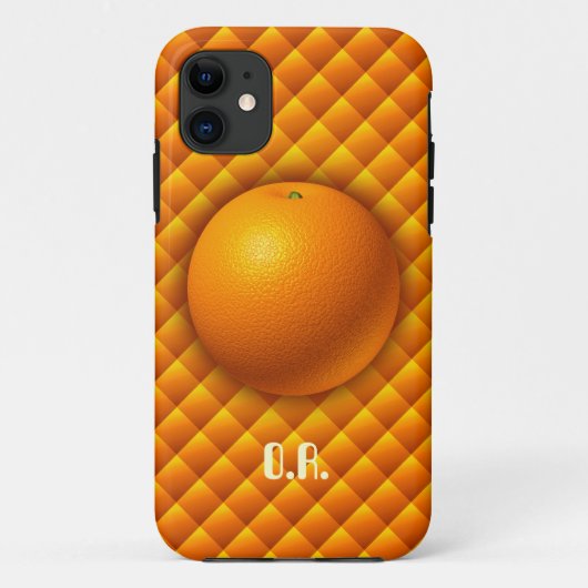 Oranje iPhone 5 Hoesje (Achterkant)