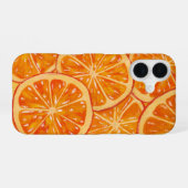 Oranje iPhone Hoesje iPhone 16 Hoesje (Achterkant horizontaal)