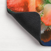 Oranje Iris Mousepad Muismat (Hoek)