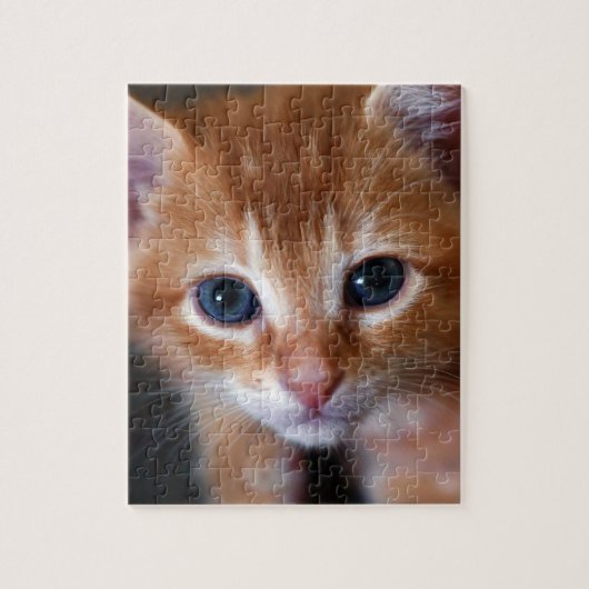 Oranje is de nieuwe kat legpuzzel (Verticaal)