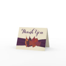 Oranje, Ivoorkleur, Paars Dankkaartje