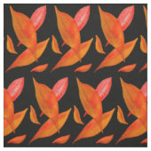 Oranje jaarbladkunst in de Herfst Stof (Swatch)