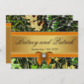 Oranje jachtwedstrijduitingen kaart (Voorkant / Achterkant)