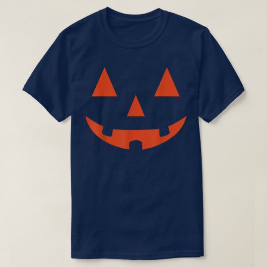 Oranje Jack O Lantern Halloween Costume T-shirt (Design voorkant)