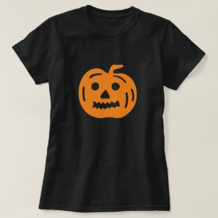 Oranje Jack-O-Lantern Pumpkin Halloween T-shirt