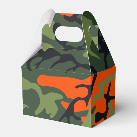 Oranje jager camo bedankdoosjes (Voorkant Zijde)