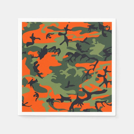 Oranje jager camo servet (Voorkant)