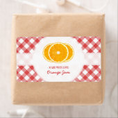 Oranje Jam Etiket (Insitu)