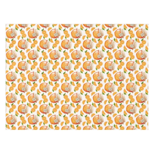 Oranje Jam Tafelkleed (Voorkant (Horizontaal))