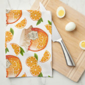 Oranje Jam Theedoek (Quarter Fold)